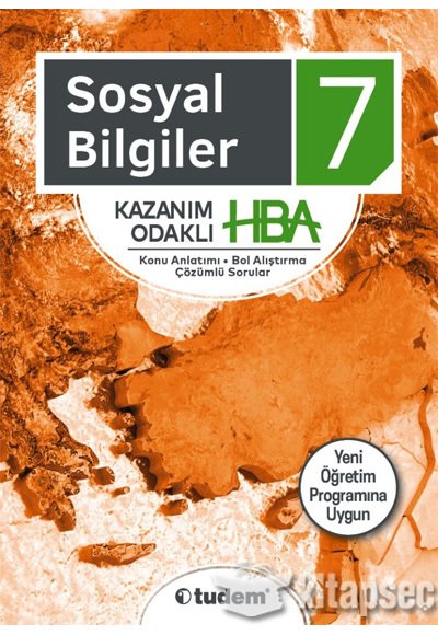 7. Sınıf Sosyal Bilgiler Kazanım Odaklı HBA Tudem Yayınları