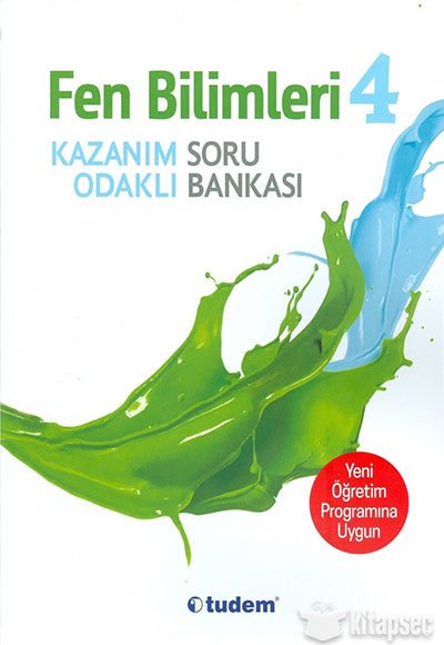 4.Sınıf Fen Bilimleri Kazanım Odaklı Soru Bankası Tudem Yayınları