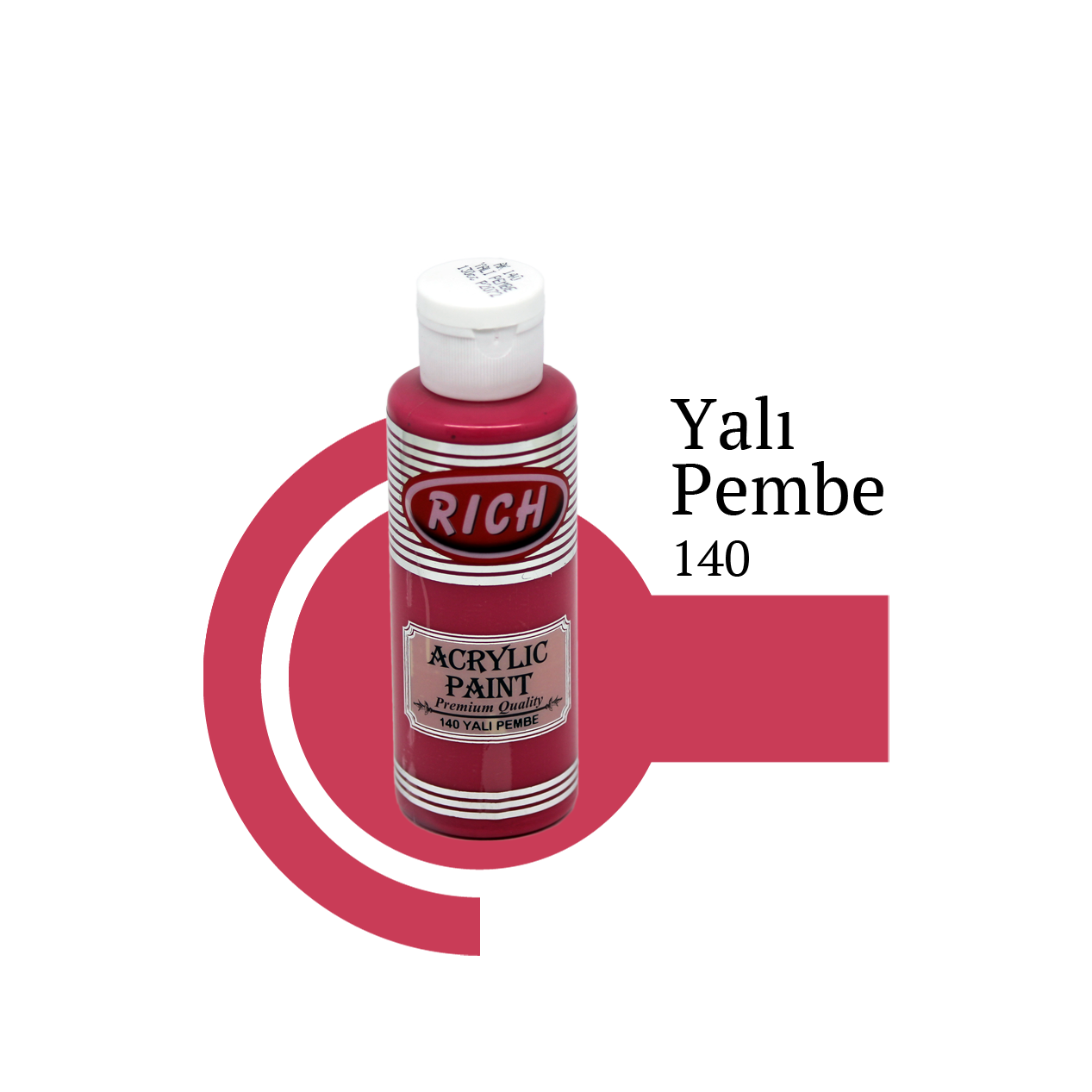 Rich Akrilik Boya 120 cc - Yalı Pembe