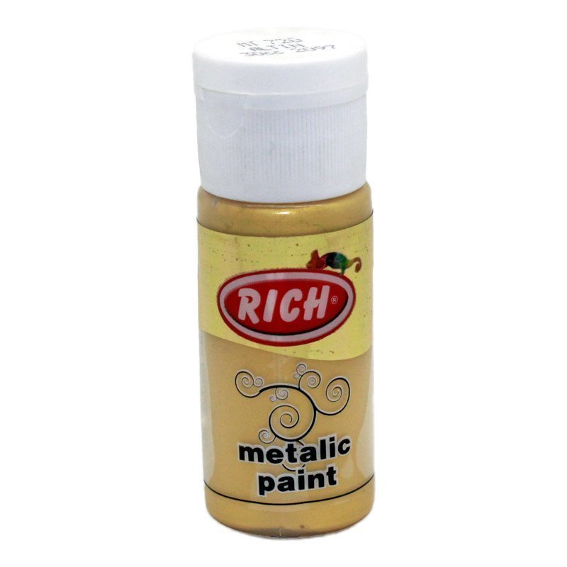 Rich Metalik Akrilik Boya 30 cc - Altın