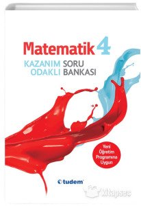 4.Sınıf Matematik Kazanım Odaklı Soru Bankası Tudem Yayınları