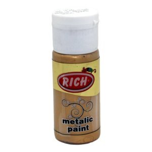 Rich Metalik Akrilik Boya 30 cc - Antik Altın