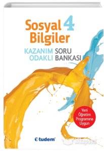 4.Sınıf Sosyal Bilgiler Kazanım Odaklı Soru Bankası Tudem Yayınları