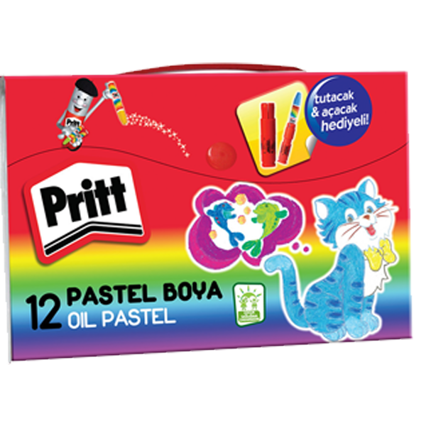 Pritt Pastel Boya Çantalı 12 Renk