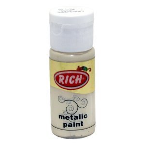 Rich Metalik Akrilik Boya 30 cc - Krem