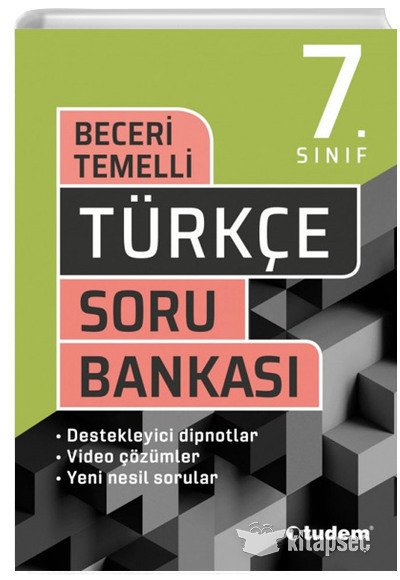 7. Sınıf Türkçe Beceri Temelli Soru Bankası Tudem Yayınları