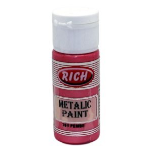 Rich Metalik Akrilik Boya 30 cc - Pembe