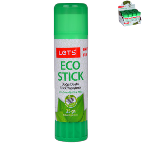 Lets Stick Yapıştırıcı Eco Su Bazlı Solventsiz 25 GR L-10125