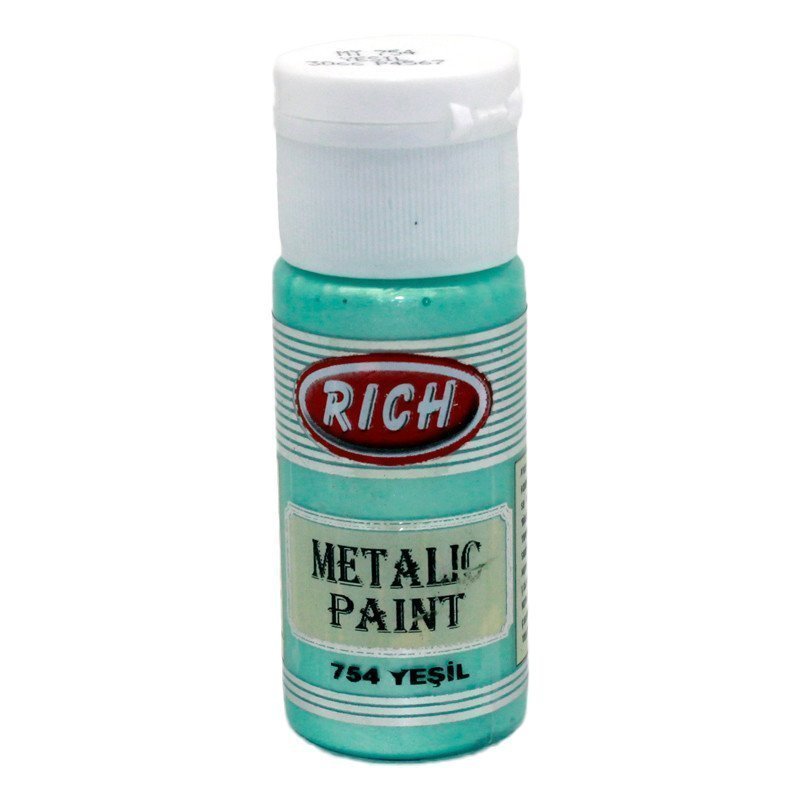 Rich Metalik Akrilik Boya 30 cc - Yeşil