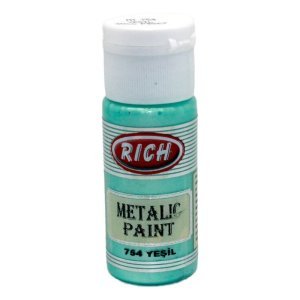 Rich Metalik Akrilik Boya 30 cc - Yeşil