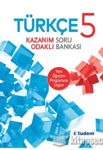 5. Sınıf Türkçe Kazanım Odaklı Soru Bankası Tudem Yayınları