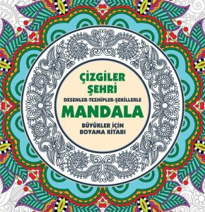 Anonim Yayıncılık Çizgiler Şehri Mandala Büyükler İçin Boyama