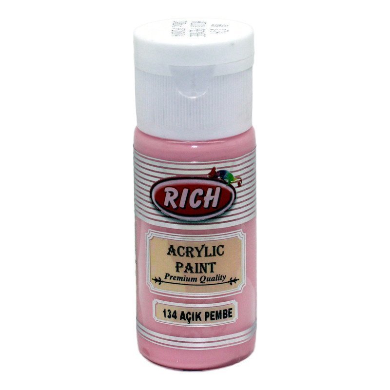 Rich Akrilik Boya 30 cc -  Açık Pembe