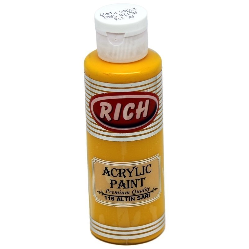 Rich Akrilik Boya 30 cc -  Altın Sarı
