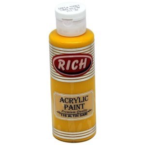 Rich Akrilik Boya 30 cc -  Altın Sarı