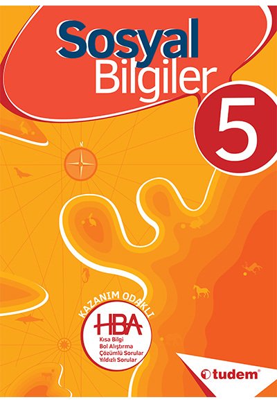 5. Sınıf Sosyal Bilgiler Kazanım Odaklı Konu Özetli Soru Bankası Tudem Yayınları