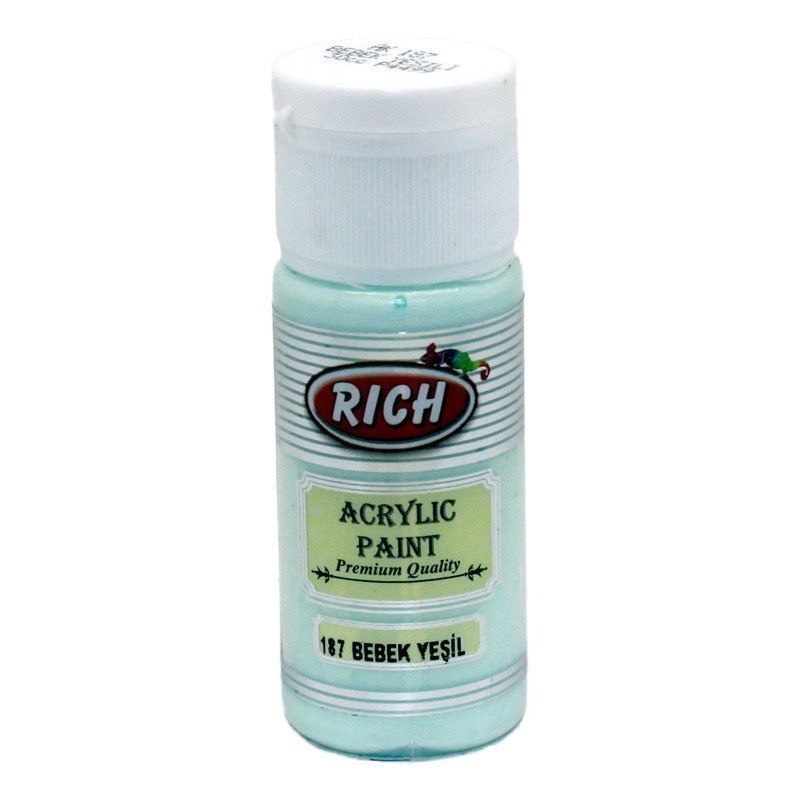 Rich Akrilik Boya 30 cc -  Bebek Yeşili