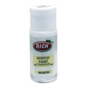 Rich Akrilik Boya 30 cc -  Beyaz