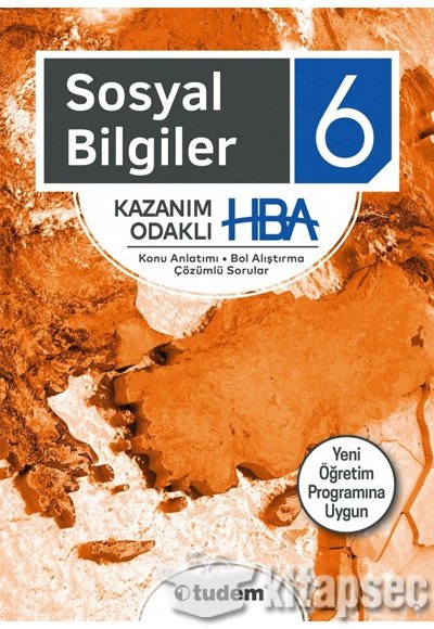 6. Sınıf Sosyal Bilgiler Kazanım Odaklı HBA Tudem Yayınları