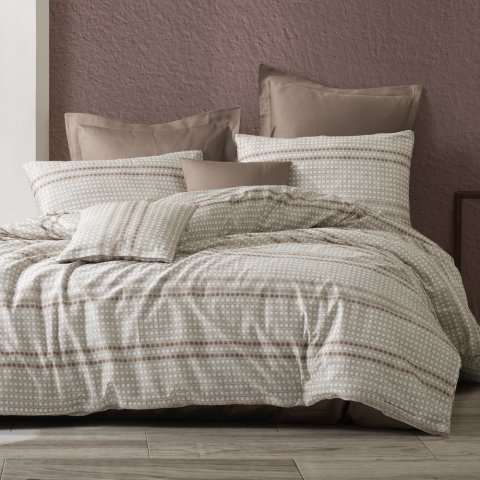 %100 Pamuk Saten Wicker Nevresim Takımı