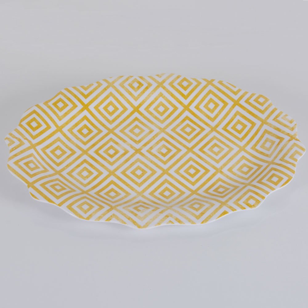 Sarı Oval Tabak