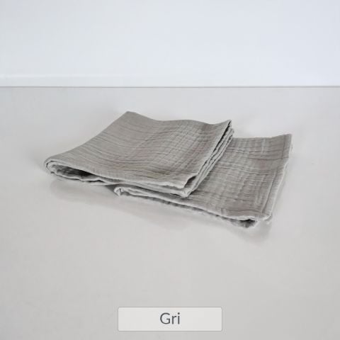 Seçmeli 2 Adet 35x35*2 Müslin Ağız Bezi