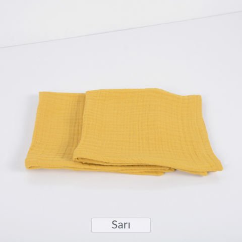 Seçmeli 2 Adet 35x35*2 Müslin Ağız Bezi