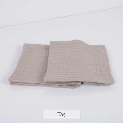 Seçmeli 2 Adet 35x35*2 Müslin Ağız Bezi