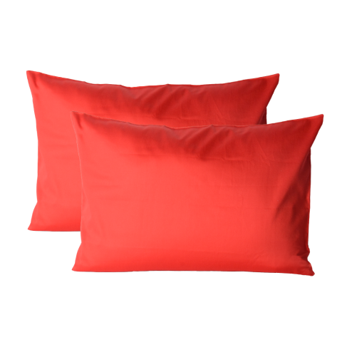 %100 Pamuk Saten Yastık Kılıfı 2 Adet 50X70 Beyaz