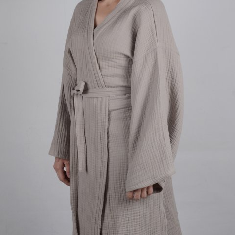 Kimono Müslin Bornoz