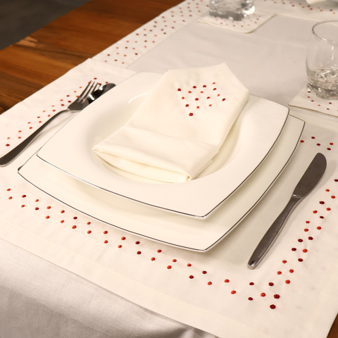 Spots Keten Runner