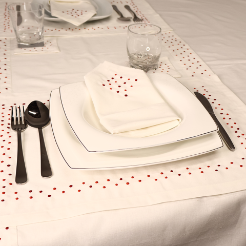 Spots Keten Runner
