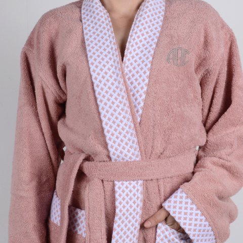Kişiye Özel Nakışlı Bayan Kimono Bornoz