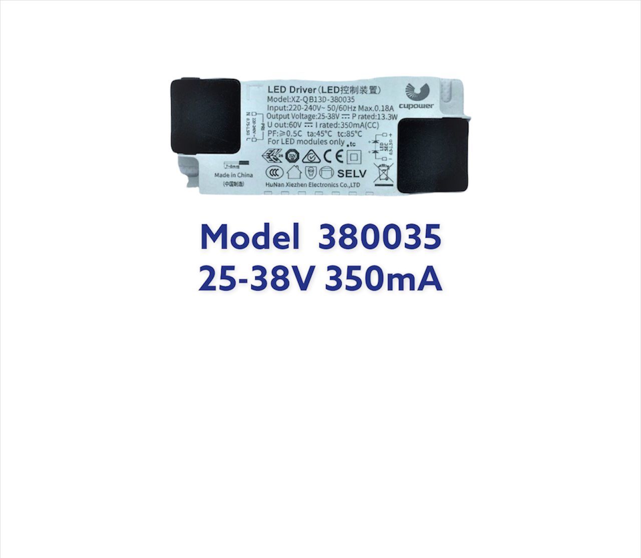 XZ-QB13D-380035 25-38V 13W 350mA