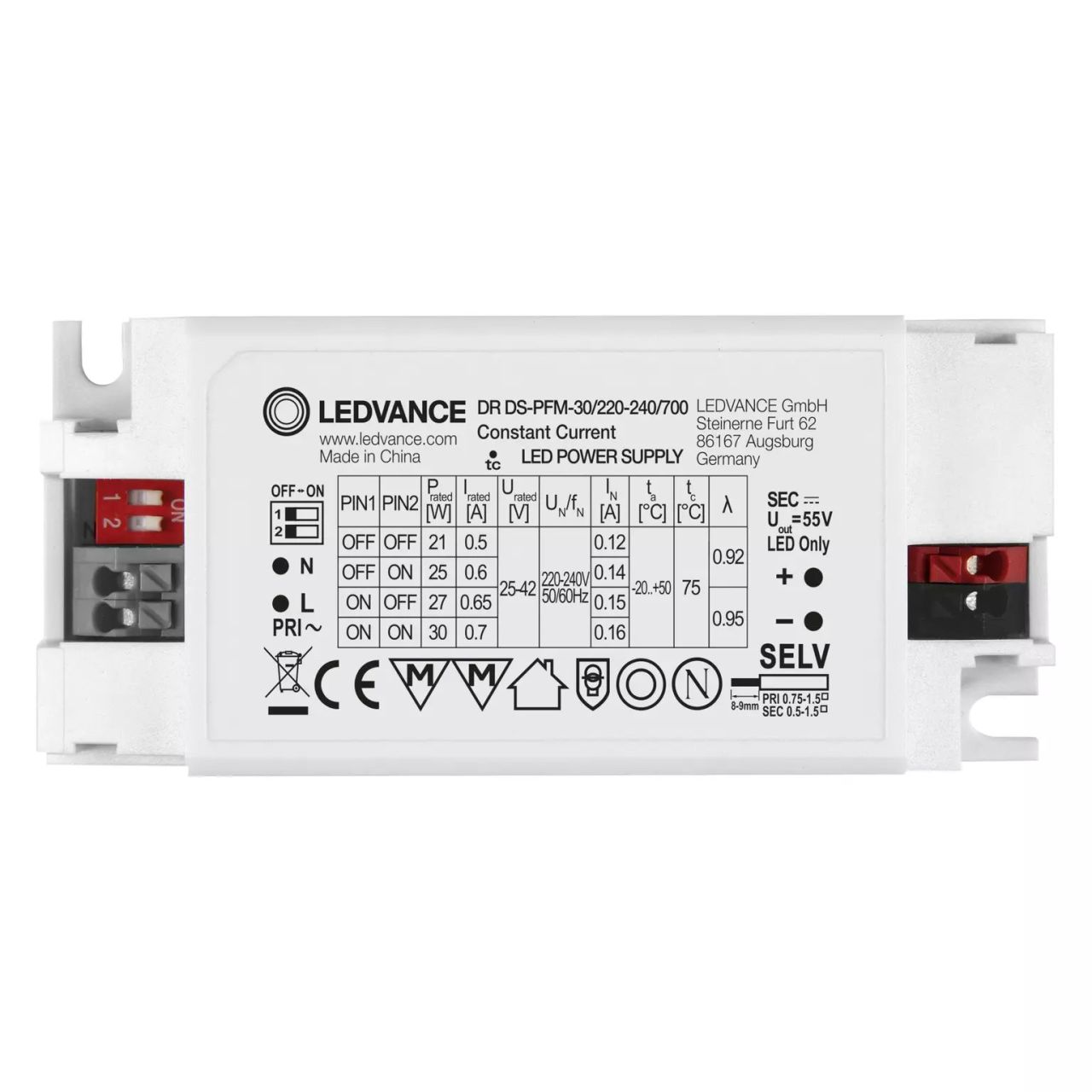 LEDVANCE DR DS-PFM -30/220-240/700 AYARLANABİLİR AKIM