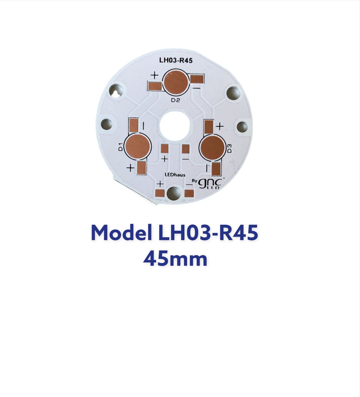 LH03-R45 3lü Yuvarlak Emiter Pcb