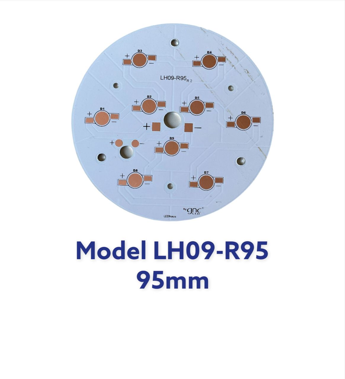LH09-R95 9lu Yuvarlak Emiter PCB