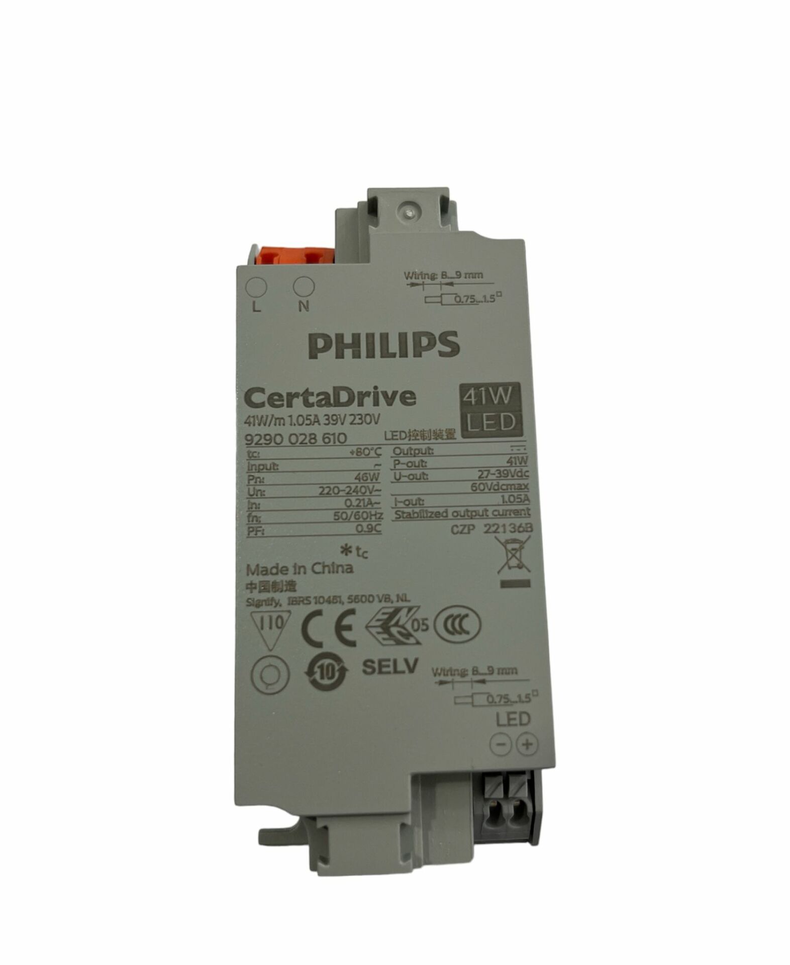 PHILIPS 41W 1050mA 39V 230V