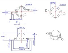 LH-PL-1A 2000-2200K Amber 1W PowerLED