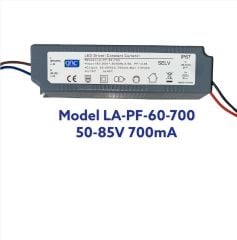LA-PF-60-700 60W 700mA PF:>0.95 Sabit Akım LED Sürücüsü