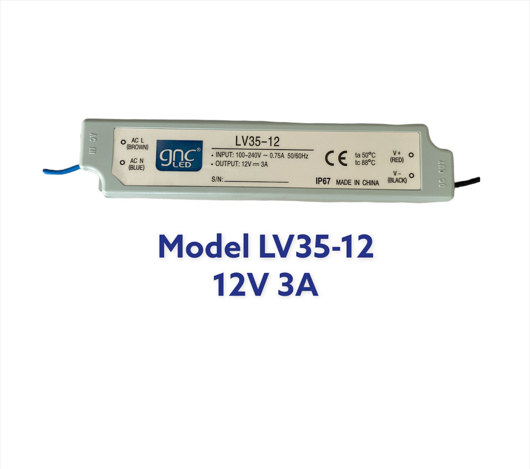 LV35-12 Sabit Voltaj 12V, 35W LED Güç Kaynağı