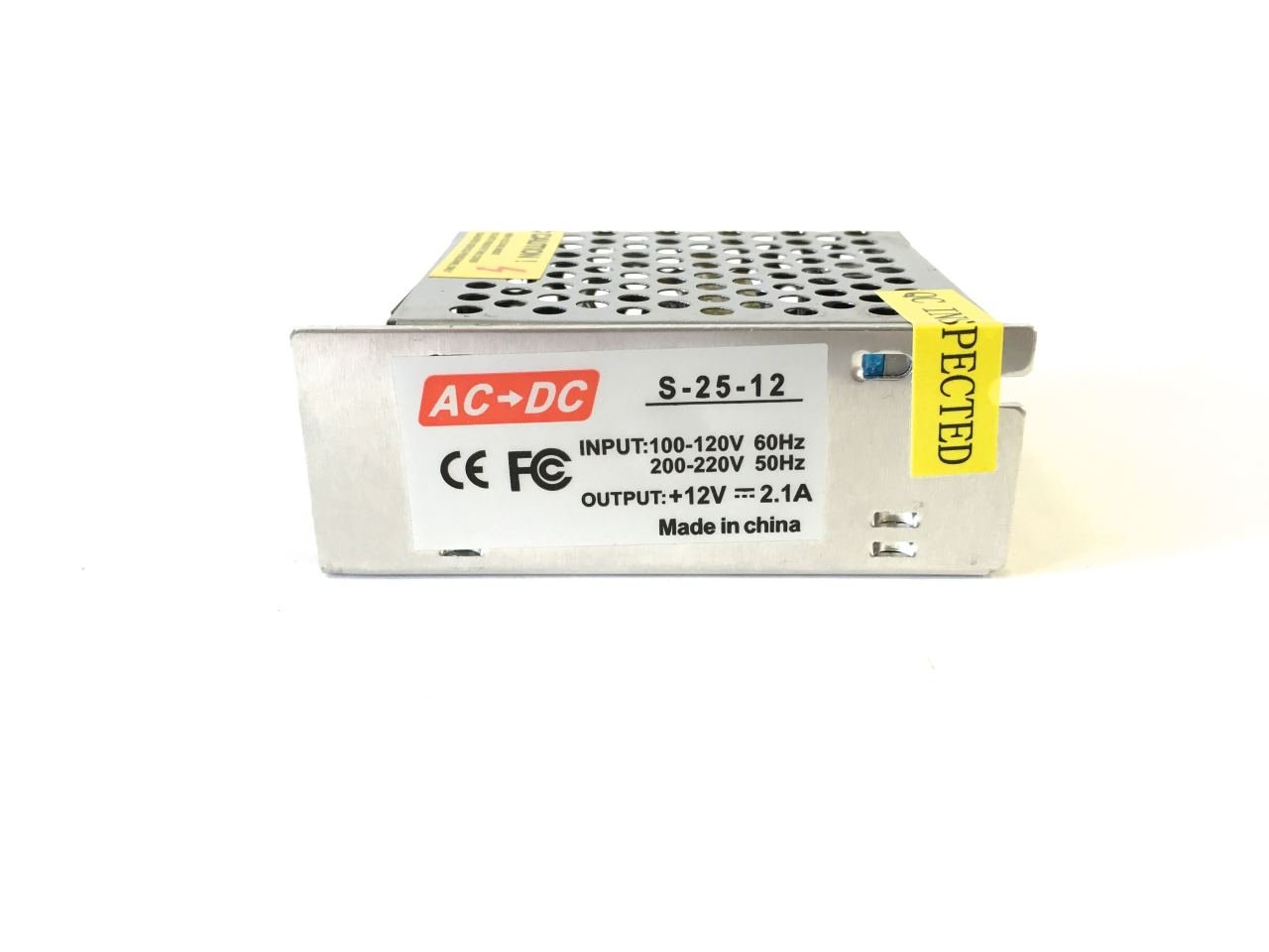 ECOS-25-12 12VDC 2.1A 25W Tek çıkışlı metal kasa
