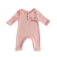 Woolnat Merino Wool Tiny Cat Baby Rompers