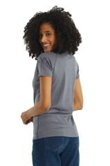 Woolnat Merino Wool Panoramic Animal Printed Short Sleeve Women's T-shirt
