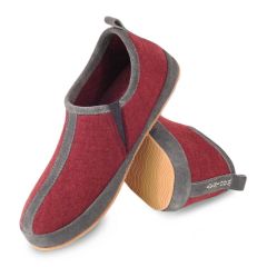 Woolnat Merino Wool Burgundy Men's Felt Shoes