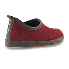 Woolnat Merino Wool Burguny Women's Felt Shoes