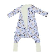 Merino Wool Panda Themed Double Layer Long Sleeve Kid's Sleeping Bag