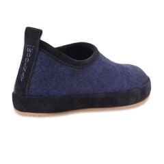 Woolnat Merino Wool Navy Blue Men's Felt Shoes