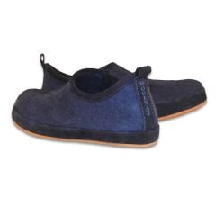 Woolnat Merino Wool Navy Blue Men's Felt Shoes