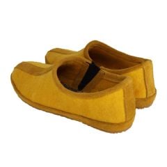 Woolnat Merino Wool Yellow Kid's Felt Shoes 
